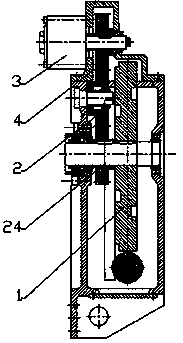 Automatic tool changing device of high-speed machining center