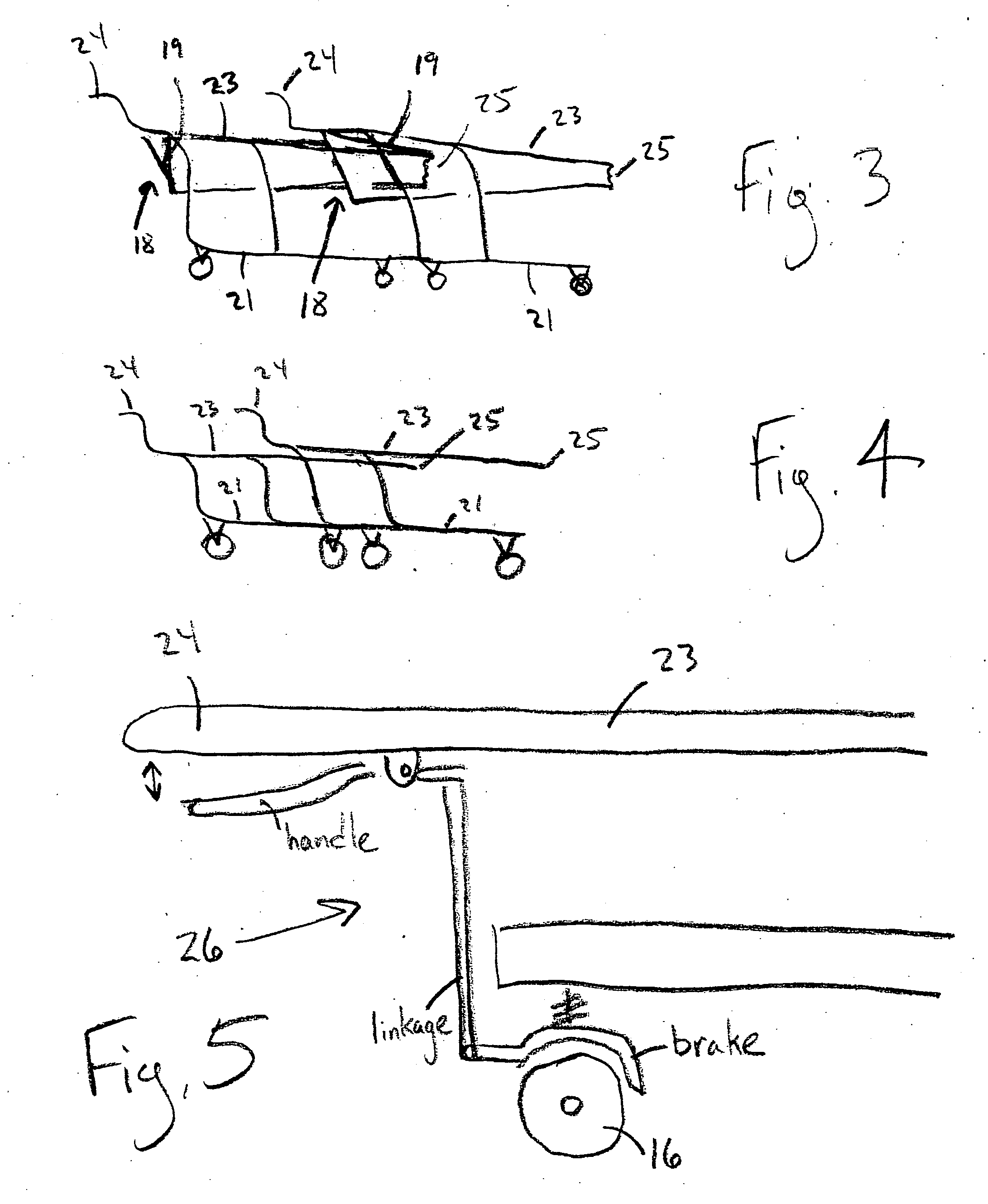 Material handling and shopping cart having a basket with a movable floor