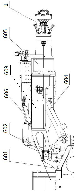 Boom roadheader and construction method thereof