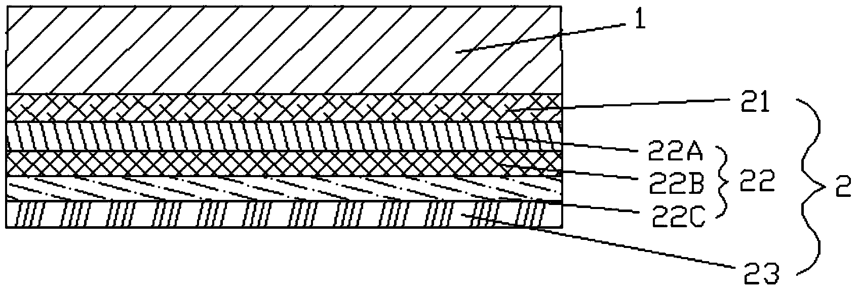 PET (Polyethylene Terephthalate) composite packaging material and preparing method thereof