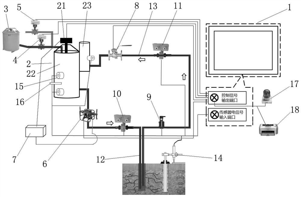 Pneumatic ultrahigh-pressure intelligent grouting system