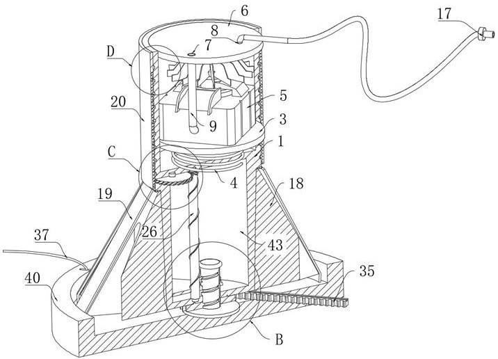 A portable medical air pump with fast fixing function