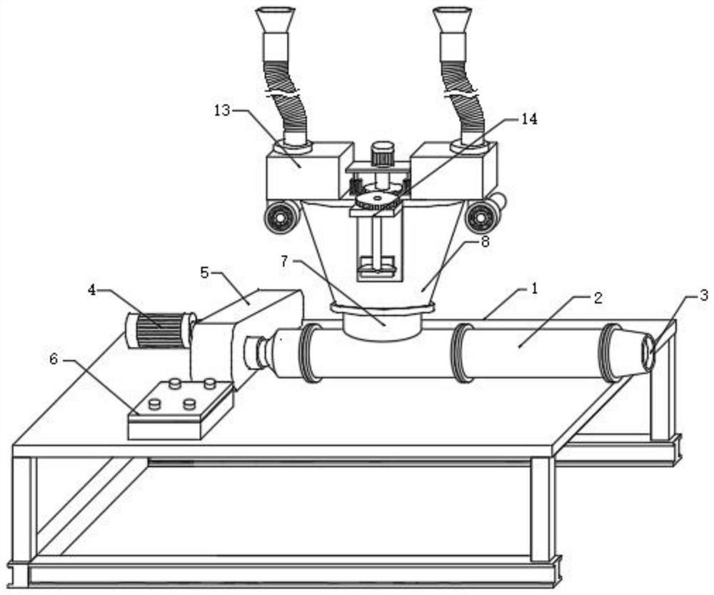 Feeding and proportion control equipment for scale inhibitor and adhesive of sintered carbon rod