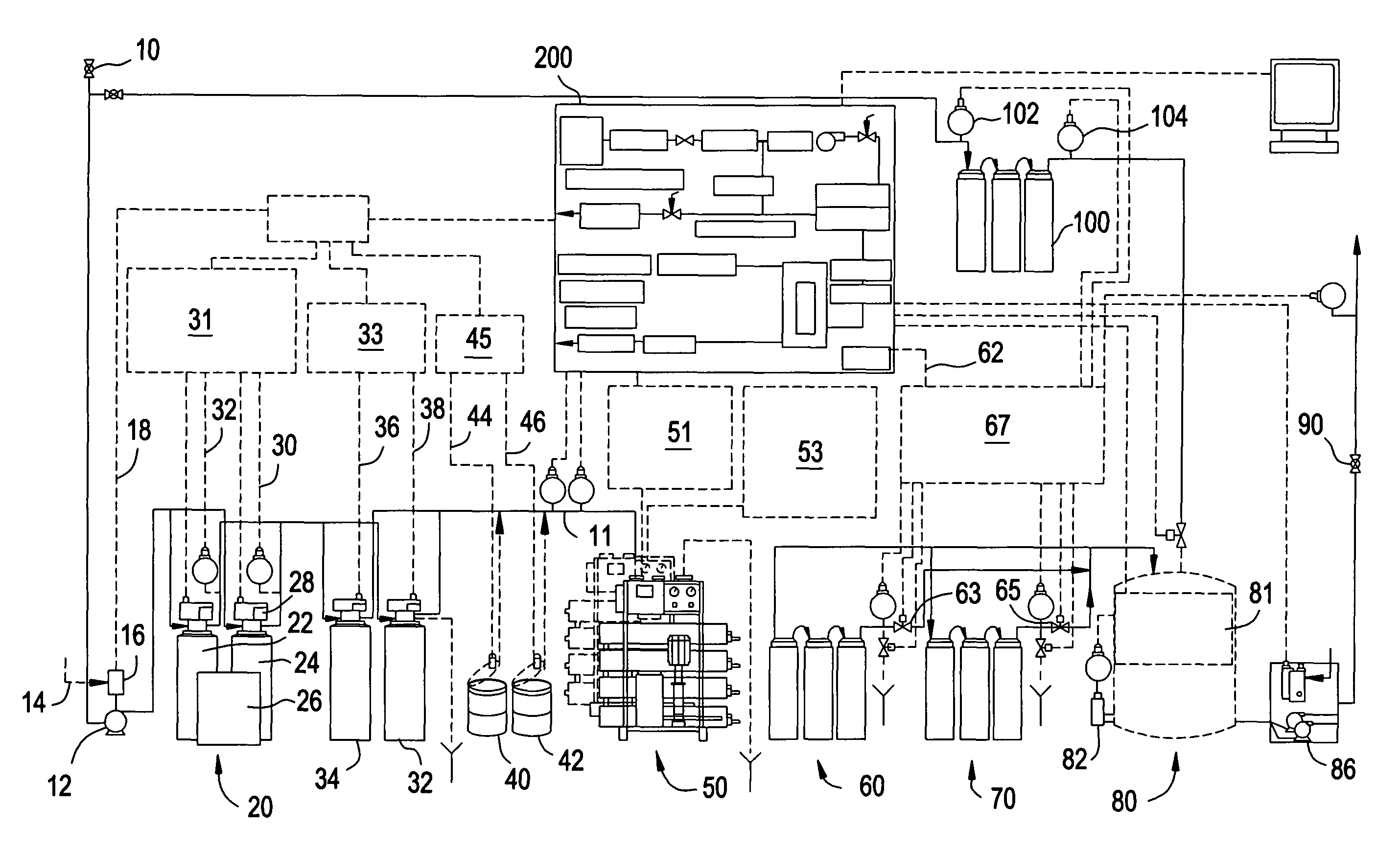 Method of integrating water treatment assemblies