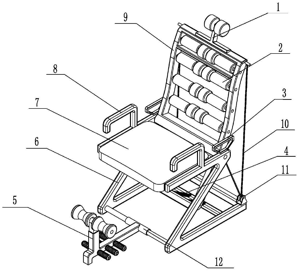 Multifunctional Fitness Massage Chair