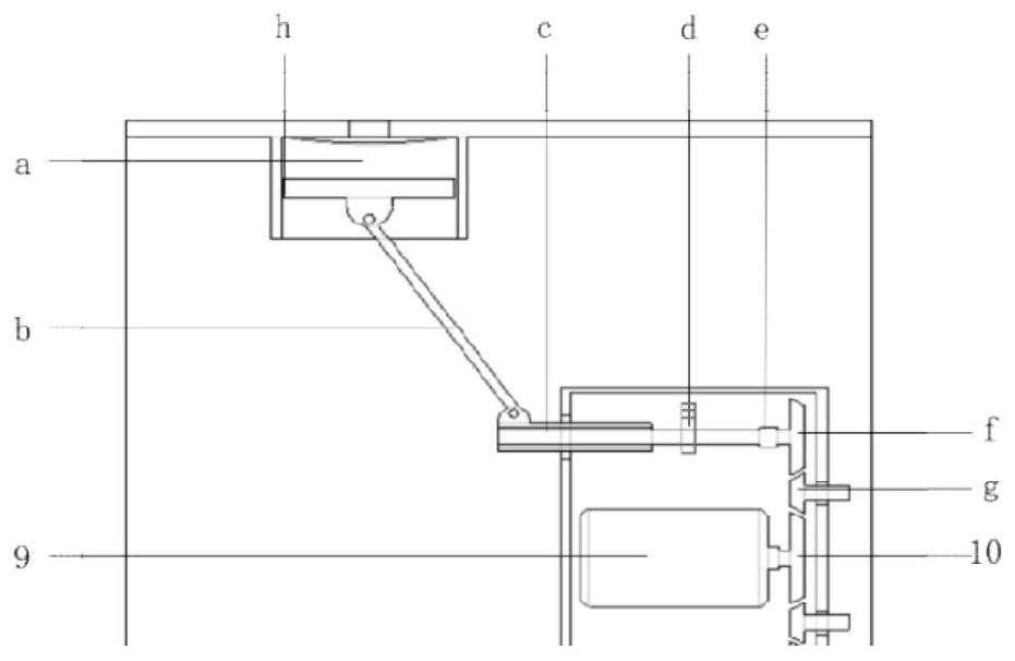 Umbrella rib type underwater vehicle depth and posture adjusting device and control method thereof