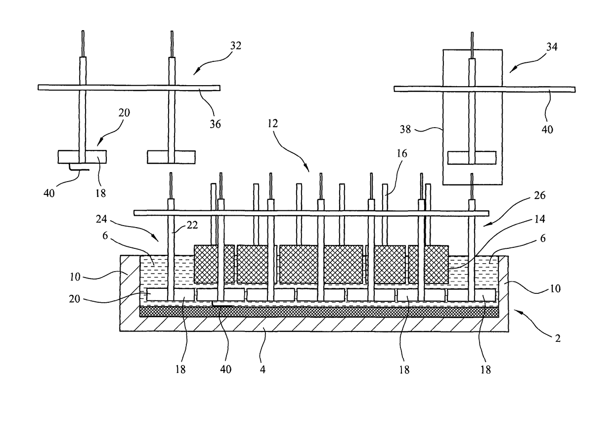 Method and apparatus for electrochemical reduction of a solid feedstock