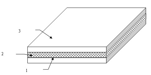 Metal wire mesh reinforced heat-conducting plastic with high strength, high corrosion resistance and high heat conductivity