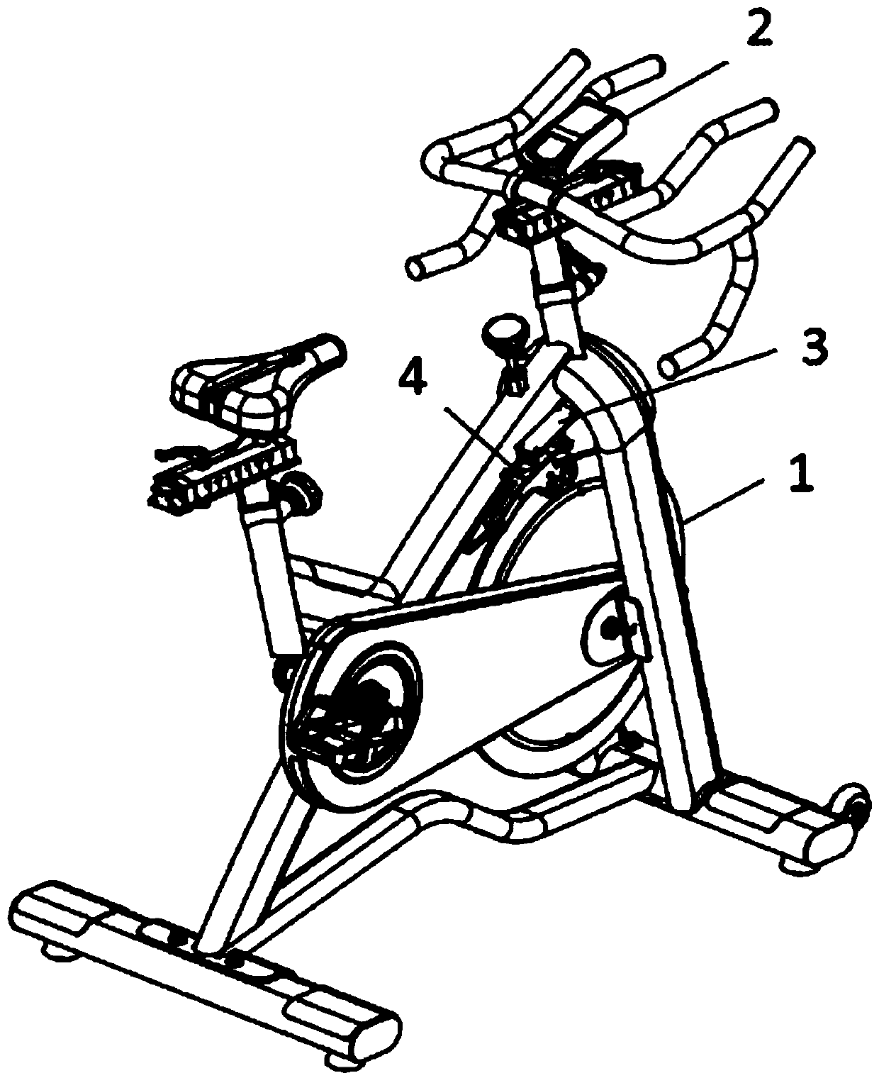 Body-building vehicle braking device