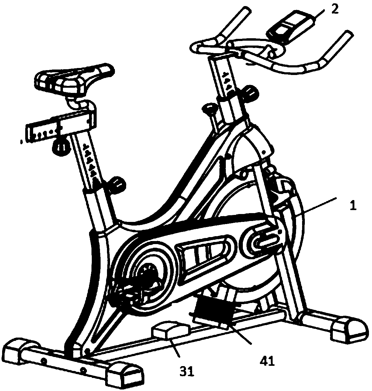 Body-building vehicle braking device