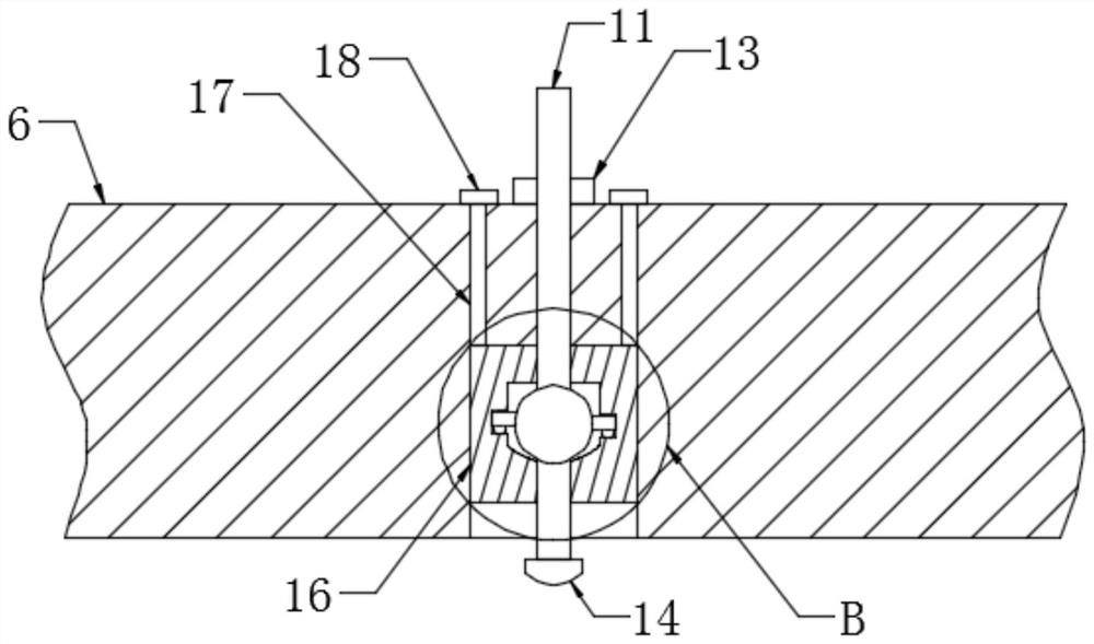 Fire sprinkler hanger under form of mineral wool board ceiling and installation method thereof