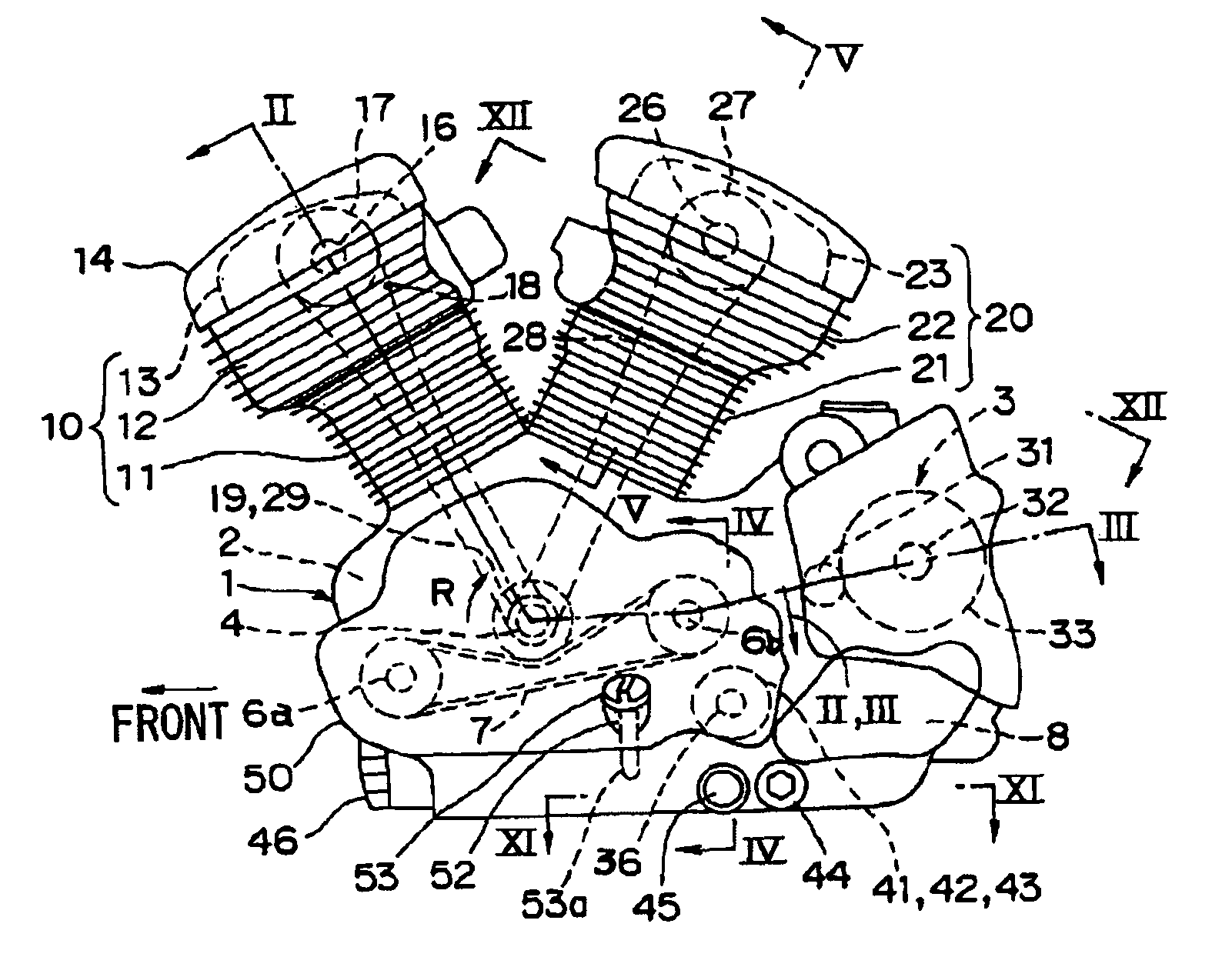 Lubricant structure of engine