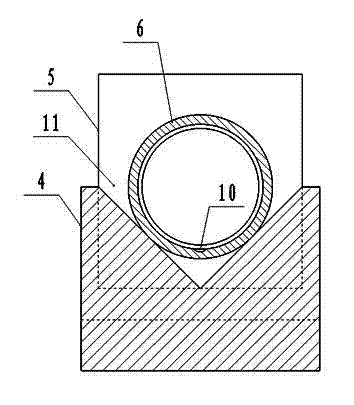 Bearing ball installing groove detector