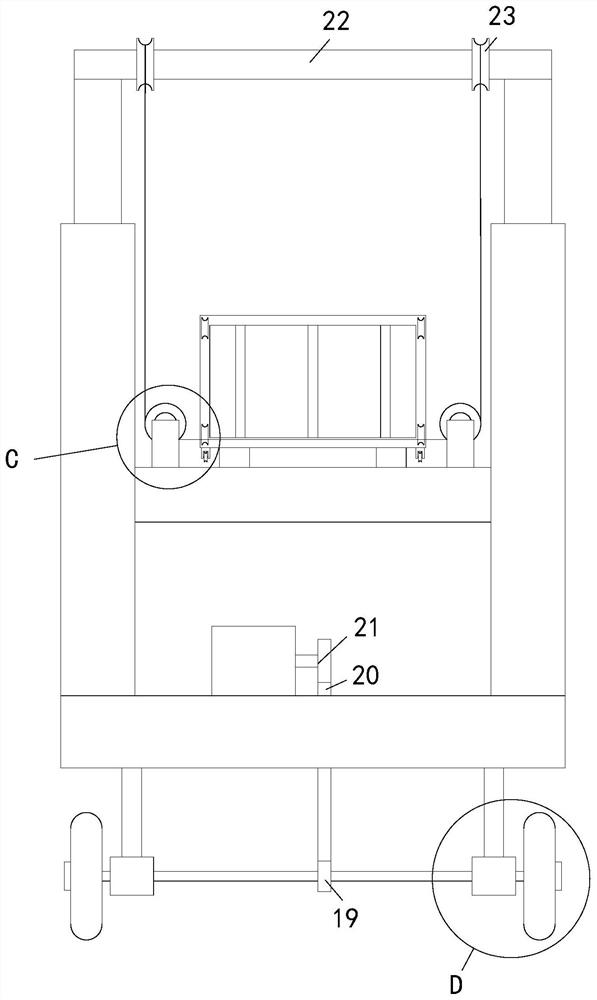 Lifting device for building decoration and lifting method thereof