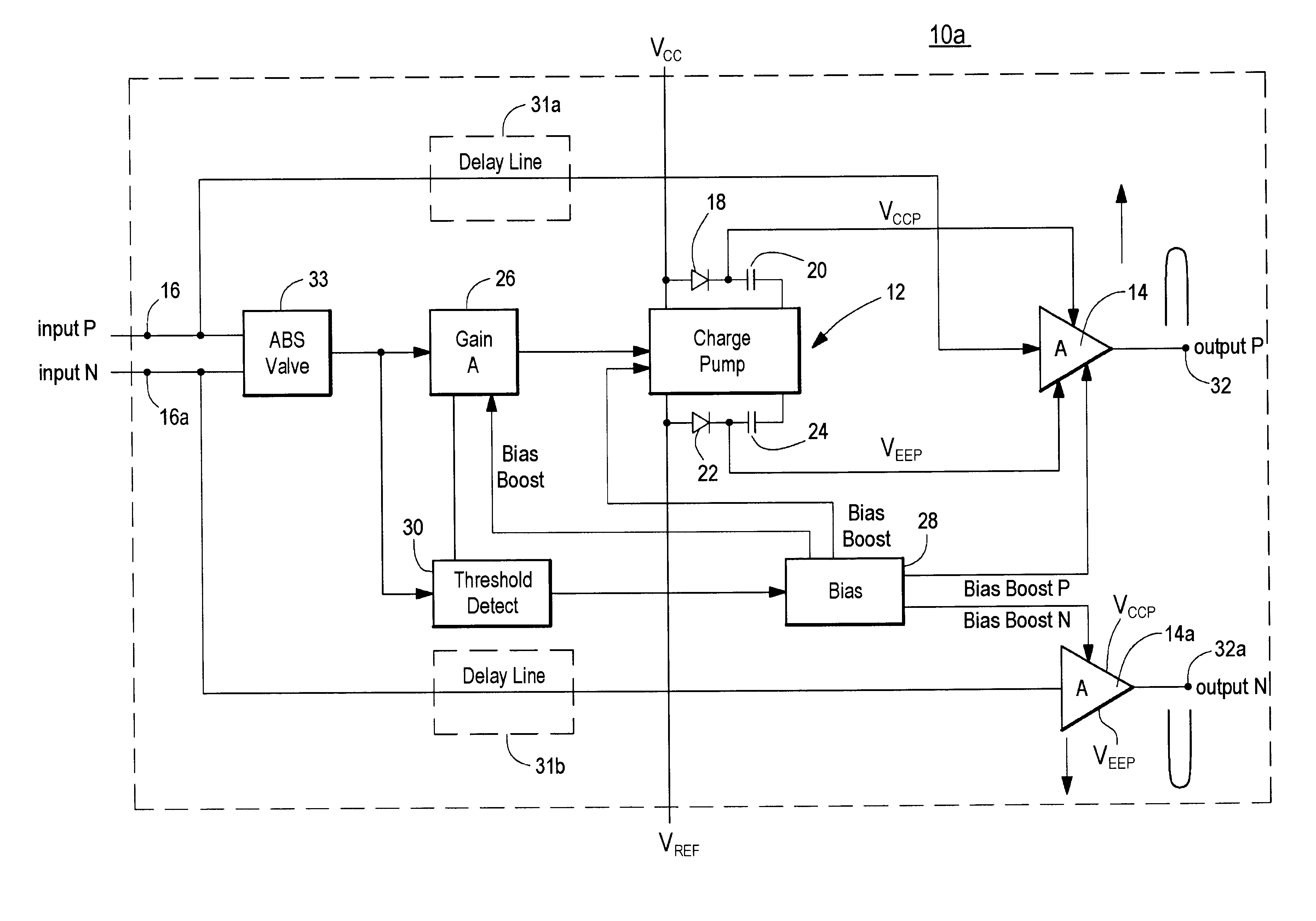 Amplifier system with on-demand power supply boost