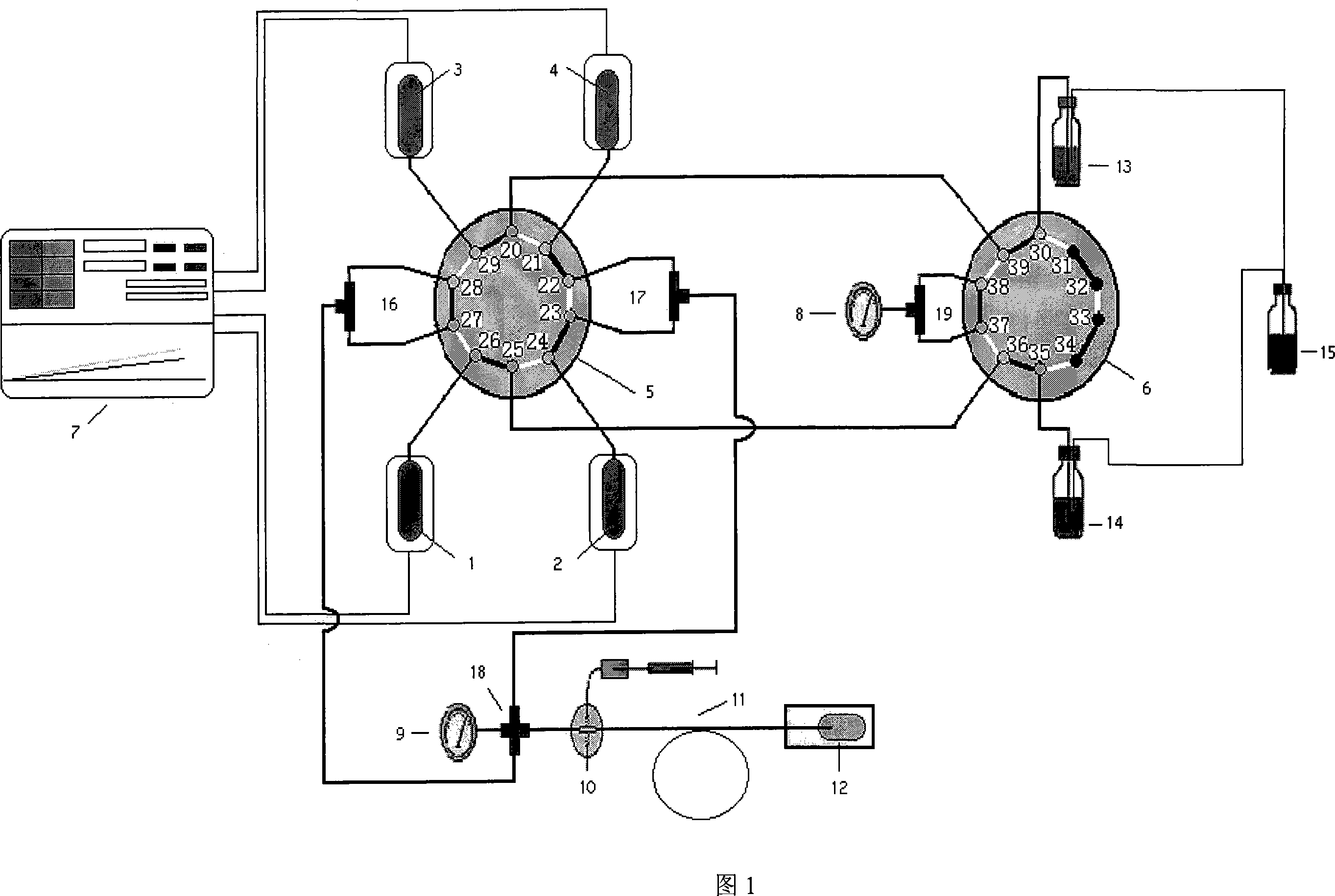 Hot expansion continuous microflow high pressure gradient pump for high-performance liquid chromatographer