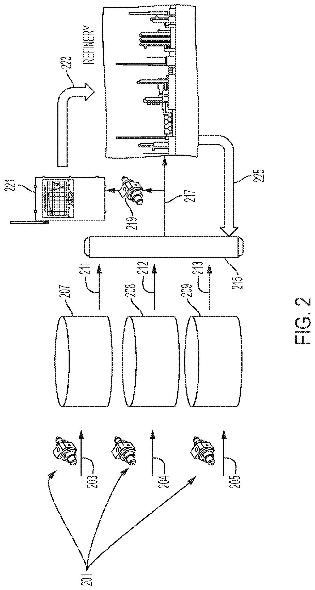 Real time crude oil validation swept source spectroscopy