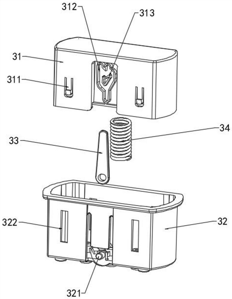 Ready-to-disassemble and ready-to-assemble connecting structure for headboard and bedstead