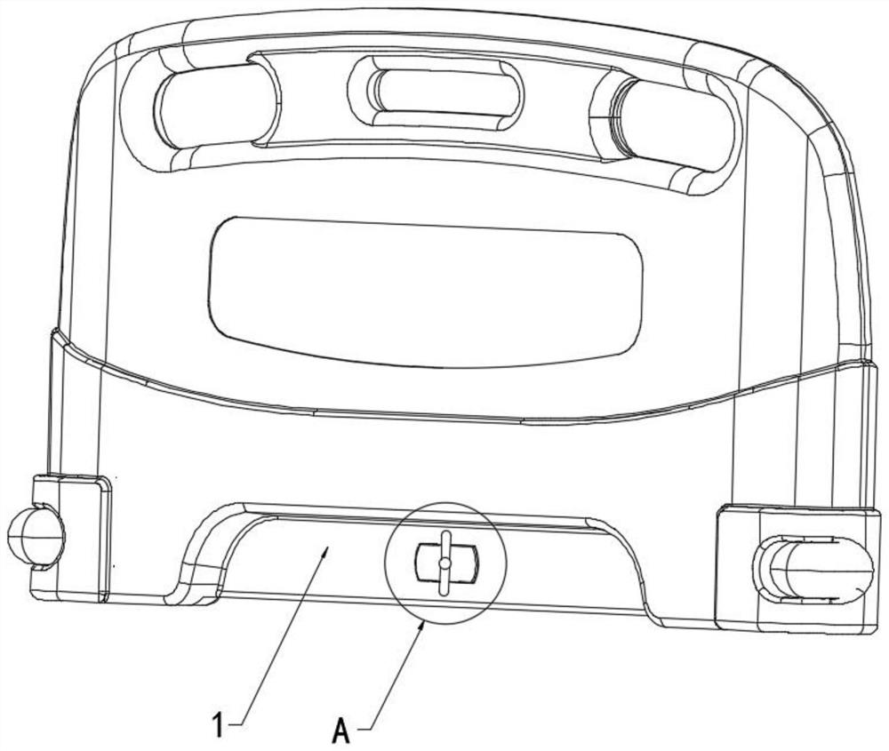 Ready-to-disassemble and ready-to-assemble connecting structure for headboard and bedstead