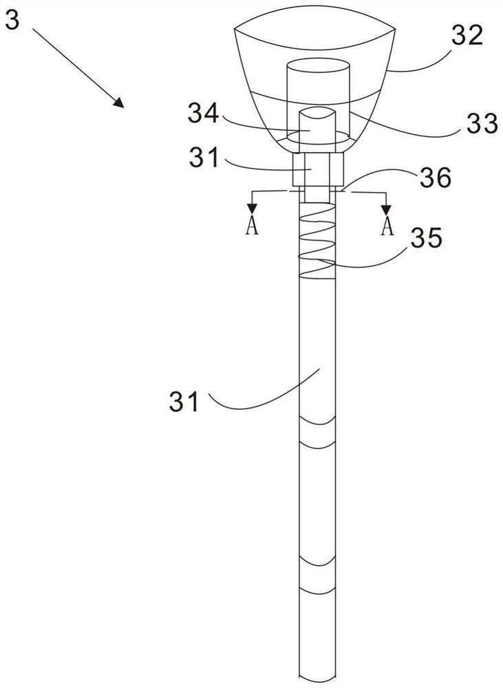 A LED lighting device that can be quickly disassembled, repaired and replaced