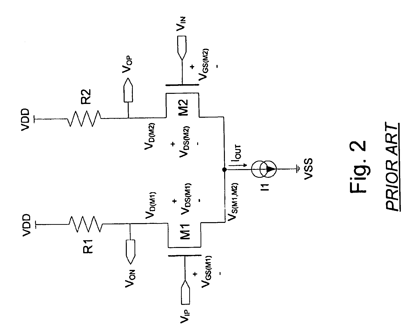 Active biasing in metal oxide semiconductor (MOS) differential pairs