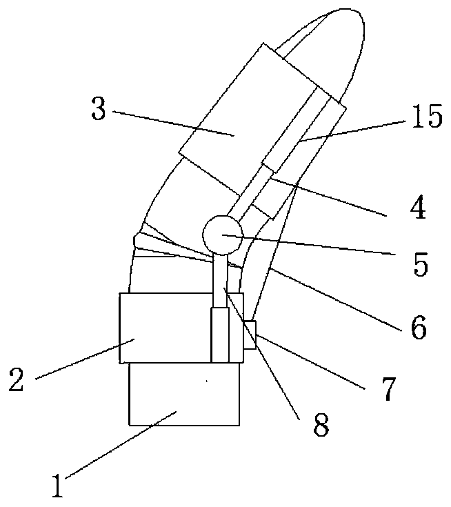 Reboundable finger flexor tendon injury fixing brace