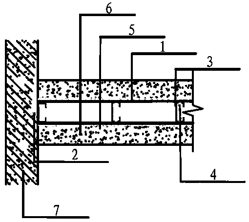 Cold bent lattice type steel and gypsum composite wall and preparing method thereof