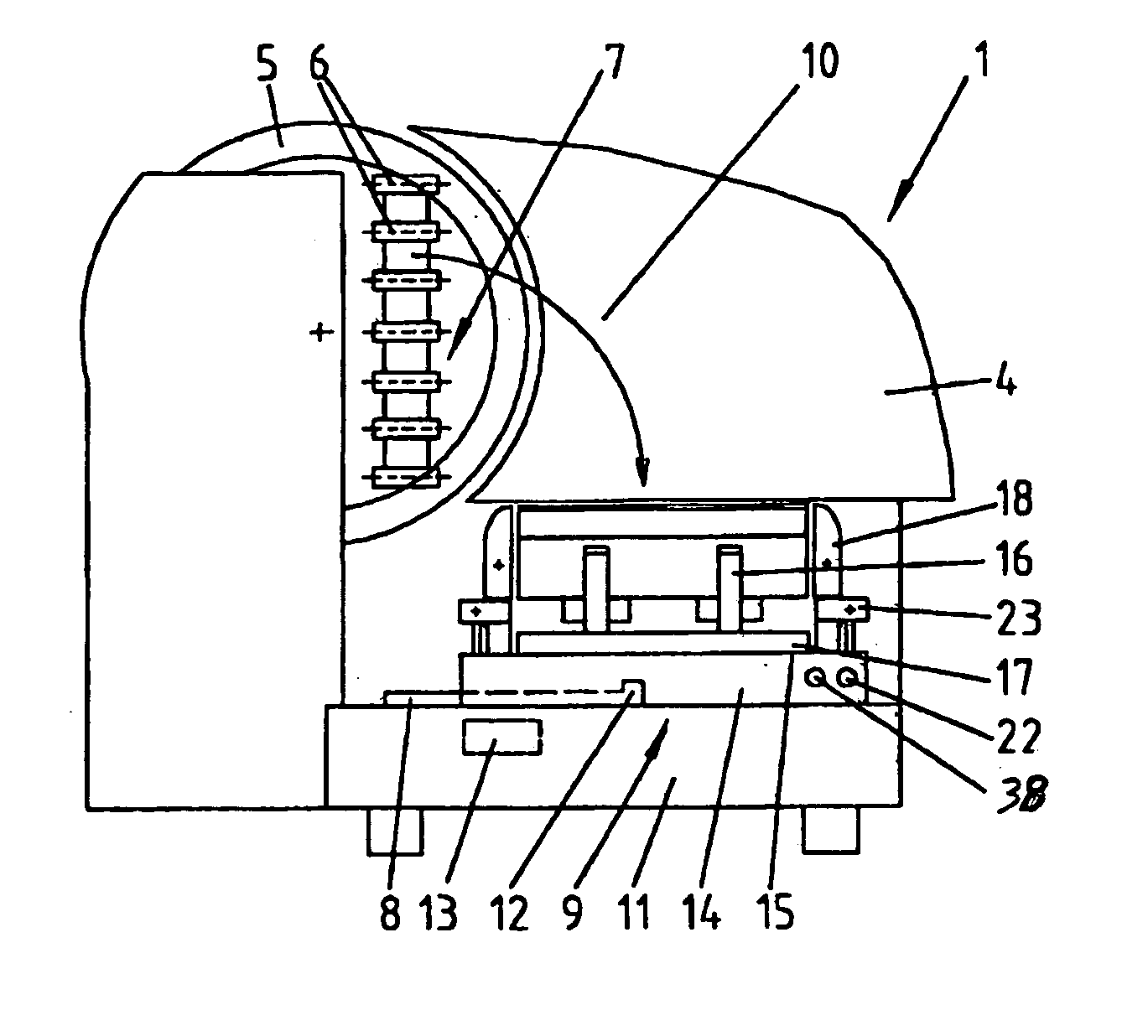 Package sealer for slicing machine