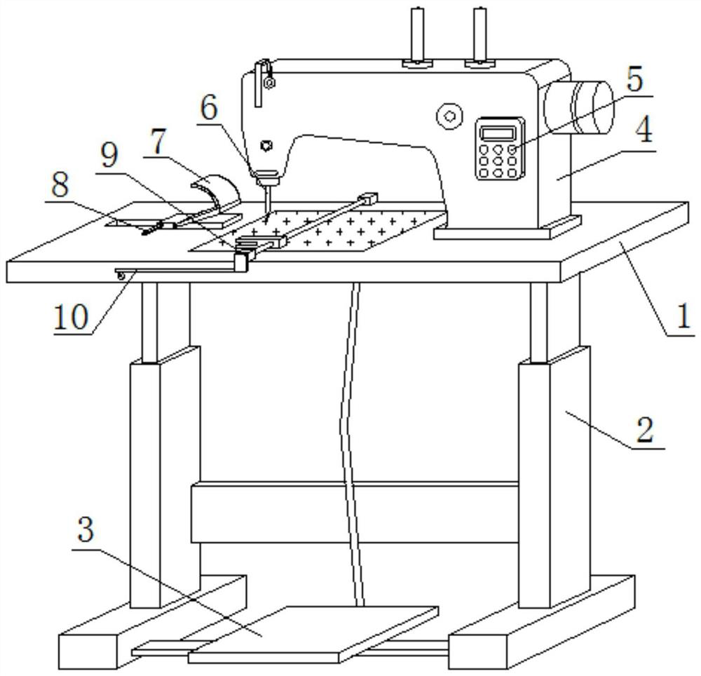 A sewing machine with safety protection effect