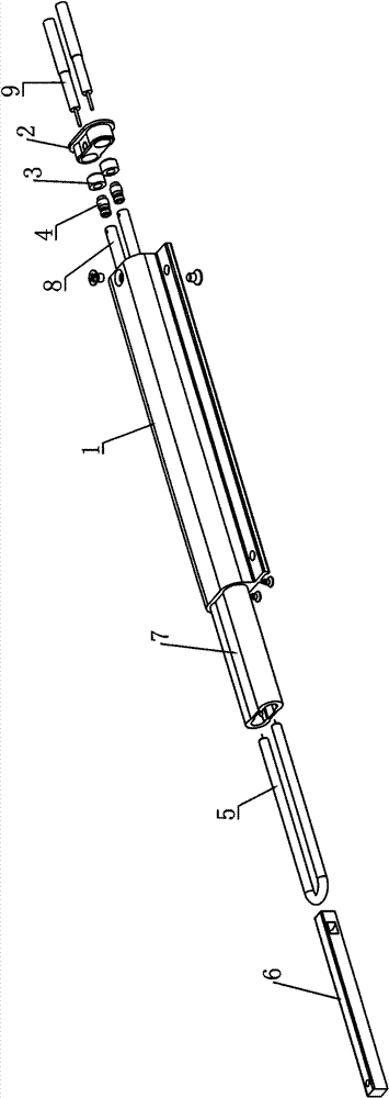 Integral coaxial line phase shifter