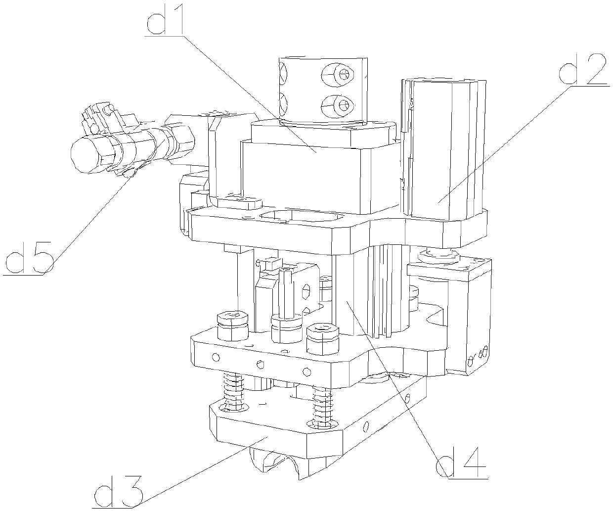 Anesthetic package assembling production line