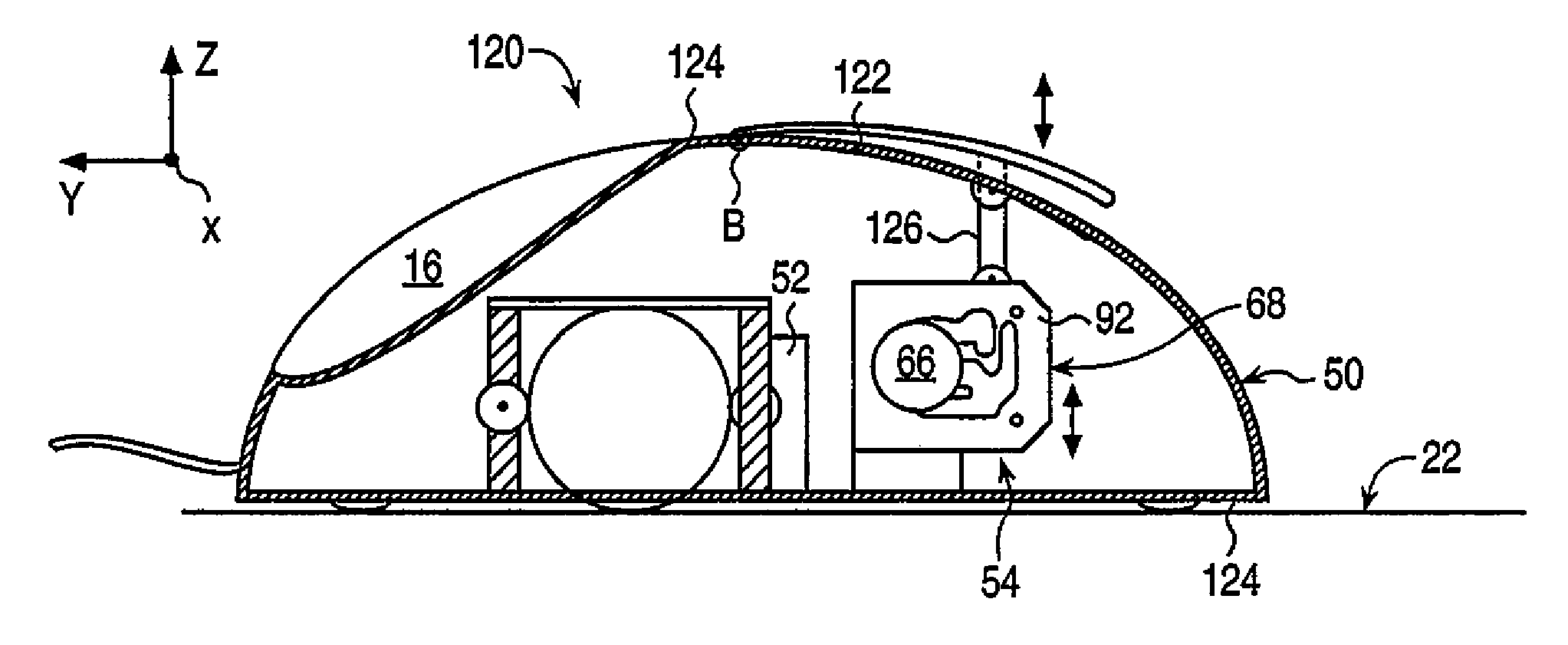 Haptic interface device and actuator assembly providing linear haptic sensations