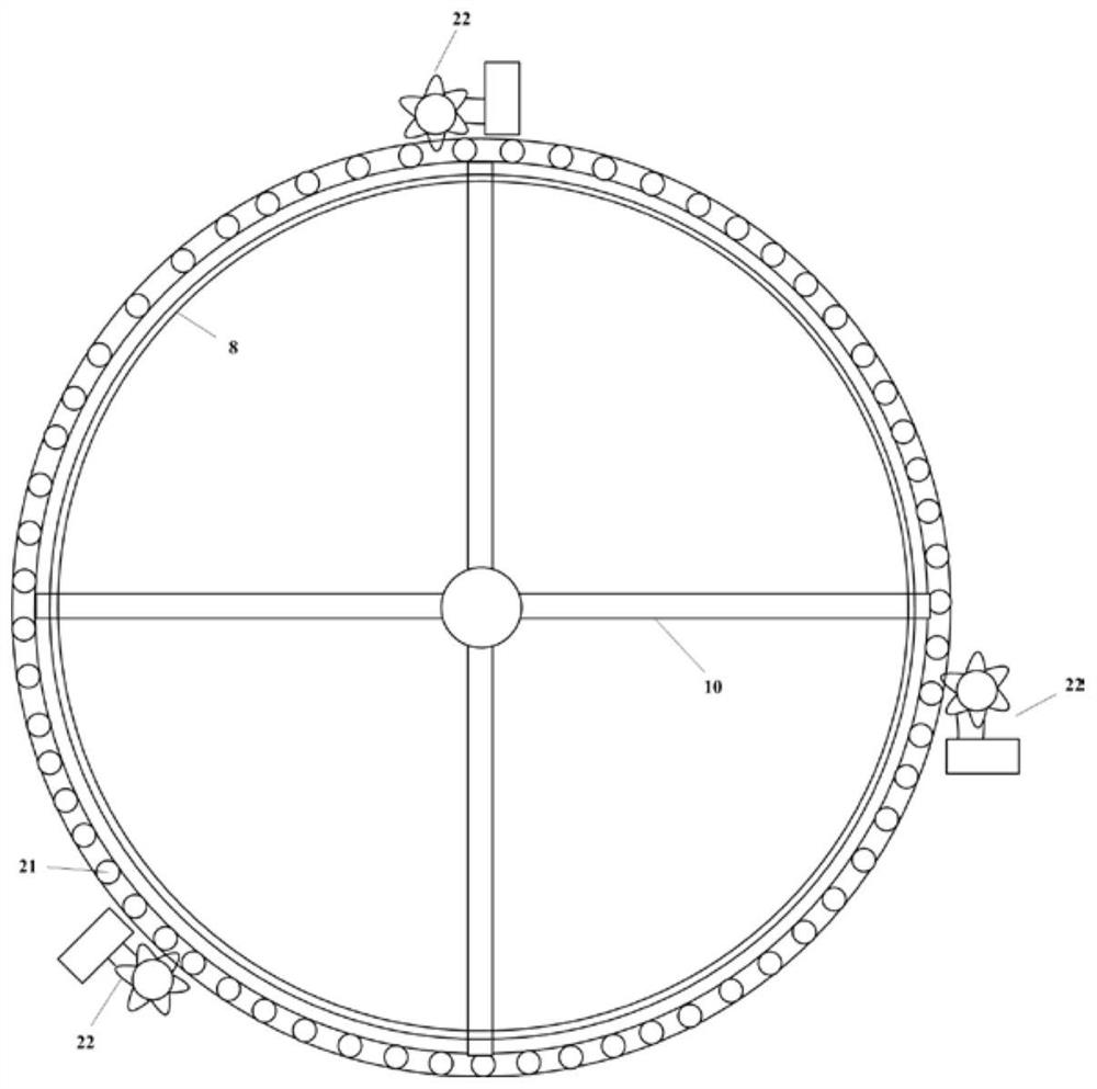 High-temperature steel slag disc crushing waste heat recovery device and method