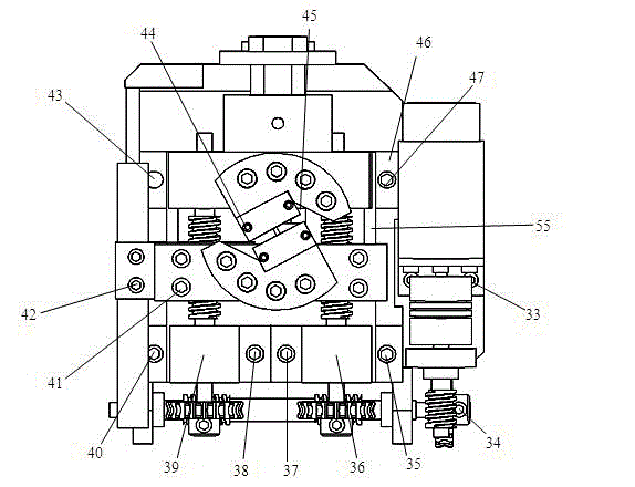 Cross-scale micro nanometer grade in-situ composite load mechanical property testing platform