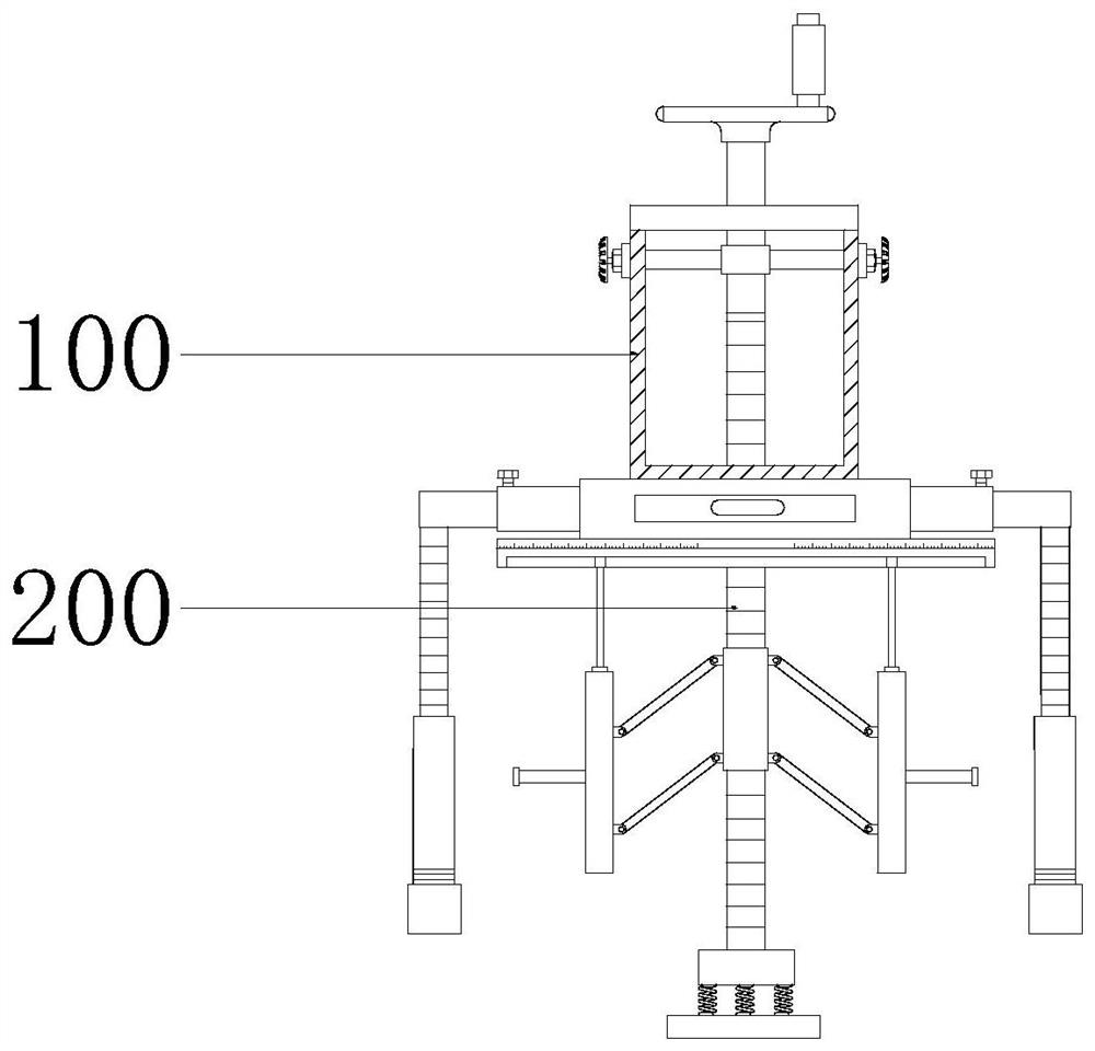 Pile hole diameter detection device for highway engineering construction