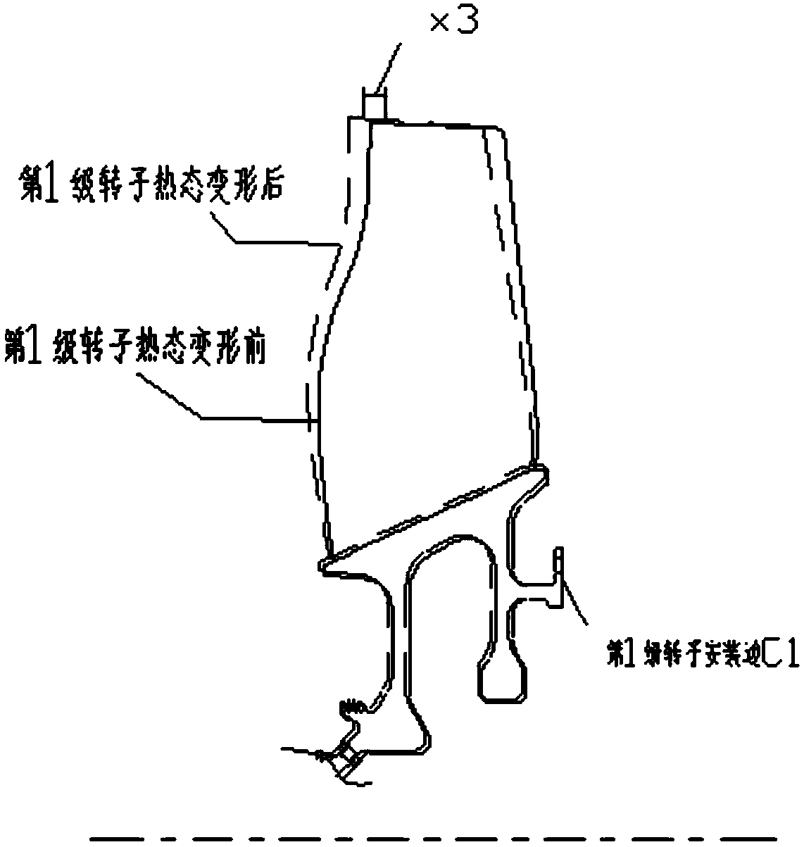 Method for converting non-contact vibration stress measurement value of blade