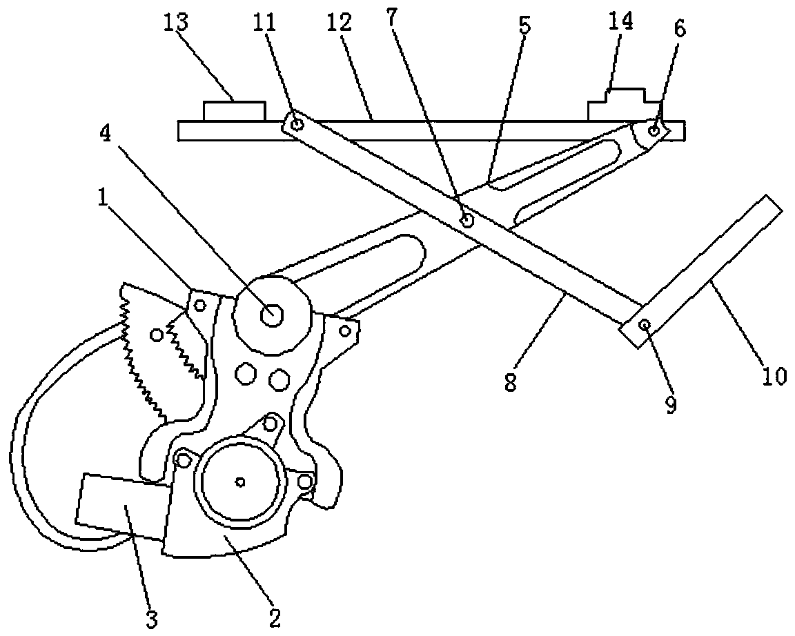 Automobile glass lifter