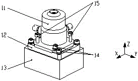 Antenna locking device and assembly and disassembly method