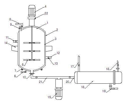 Edible vinegar sterilization cooling device