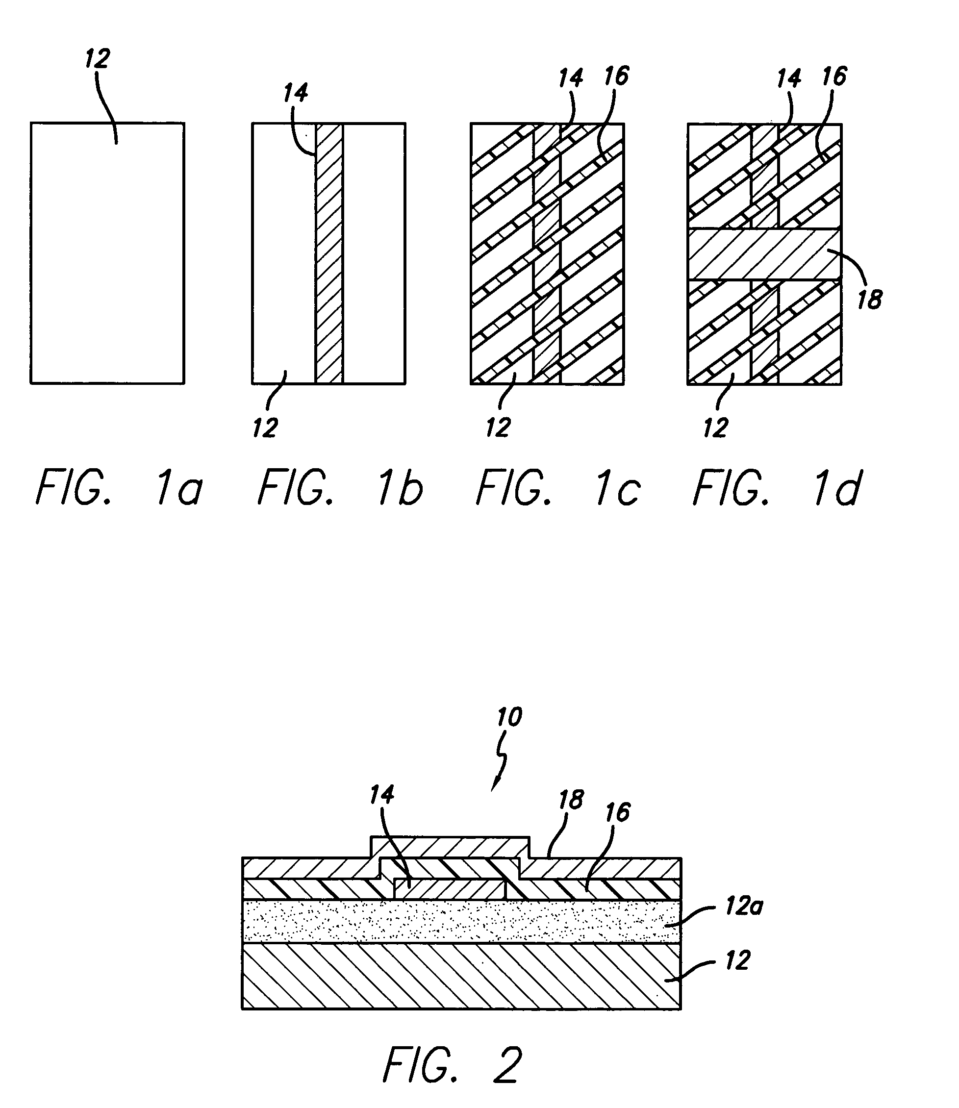 Custom electrodes for molecular memory and logic devices