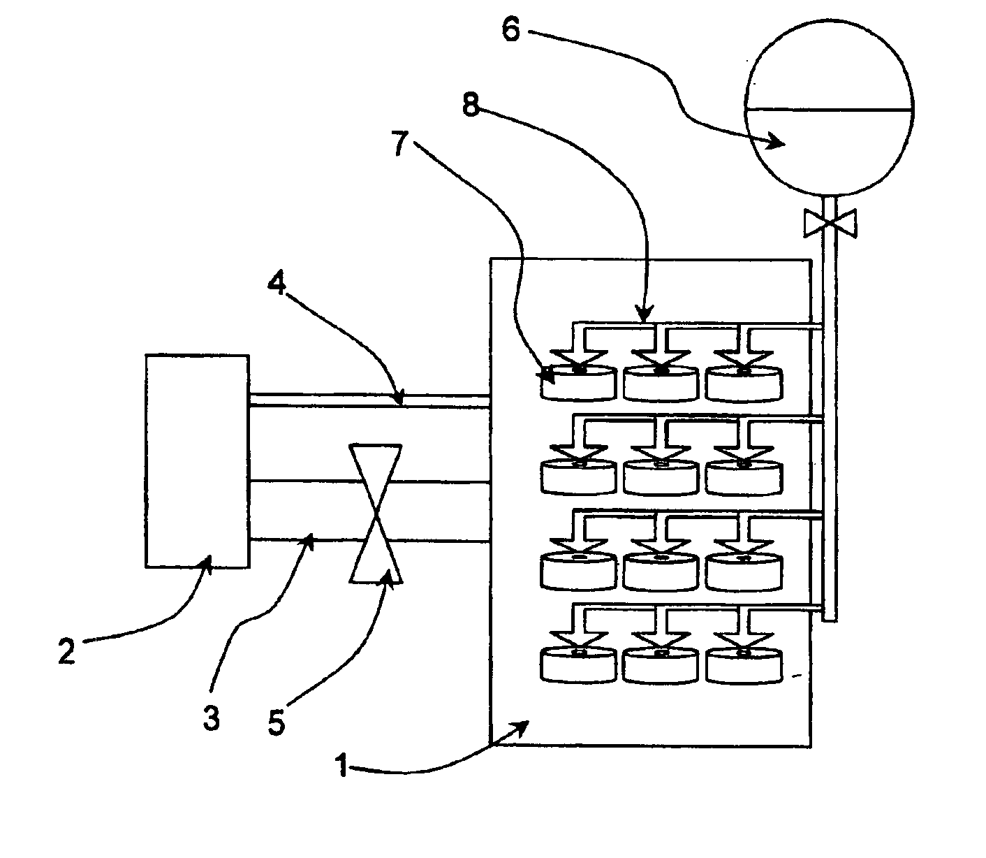 Device and method for filling of hydraulic pressure measurement mechanisms