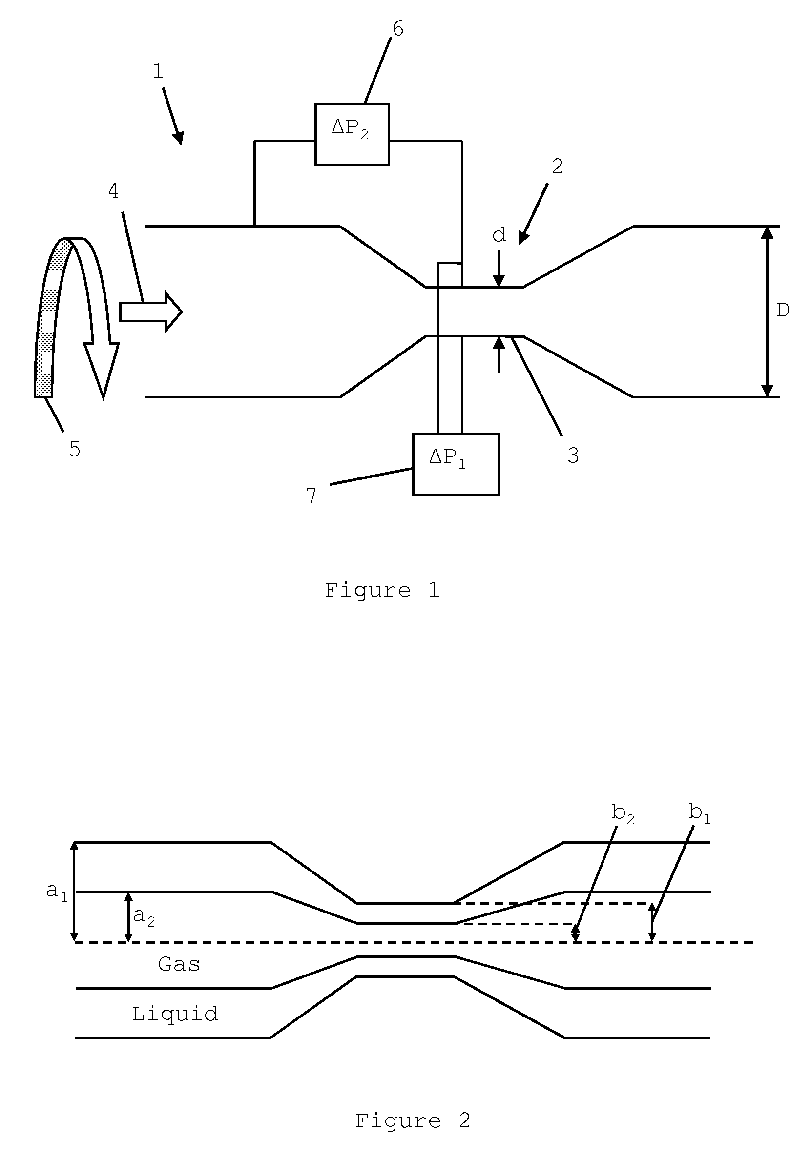 Determination of density for metering a fluid flow