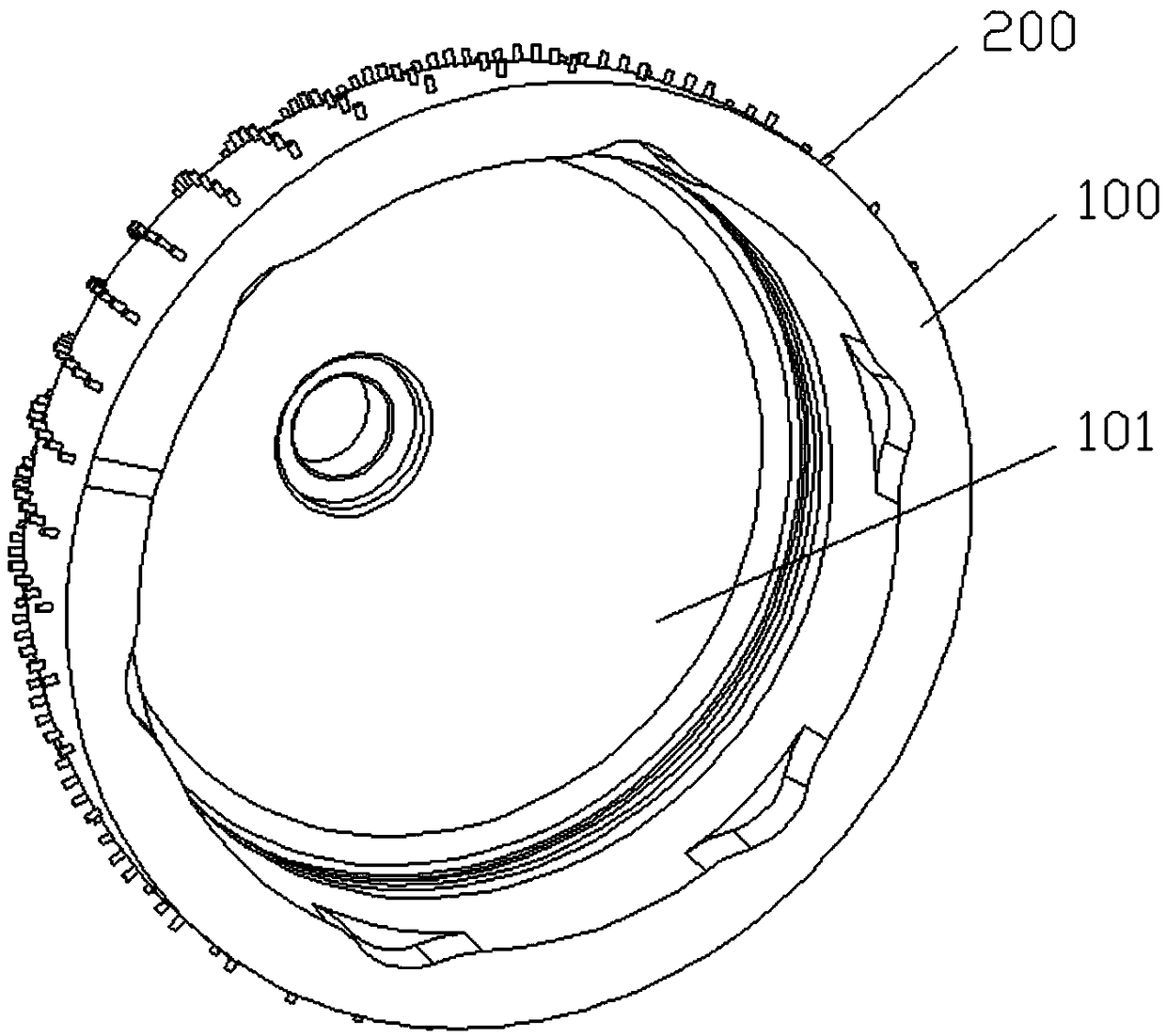 Acetabular prosthesis, hip prosthesis and acetabular prosthesis implantation method