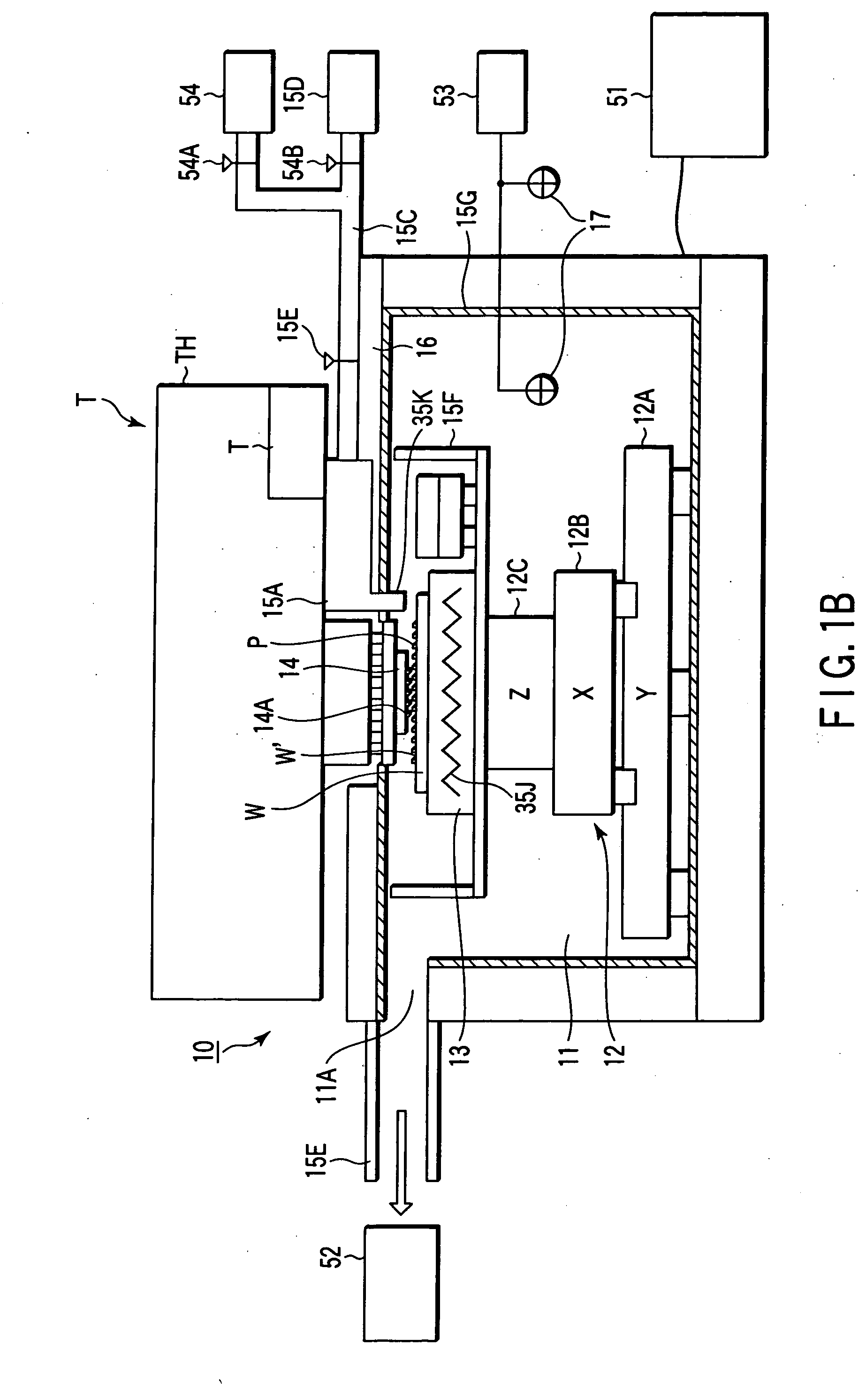 Probe method, prober, and electrode reducing/plasma-etching processing mechanism