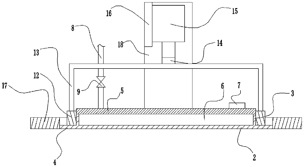 Pavement structure depth detection device