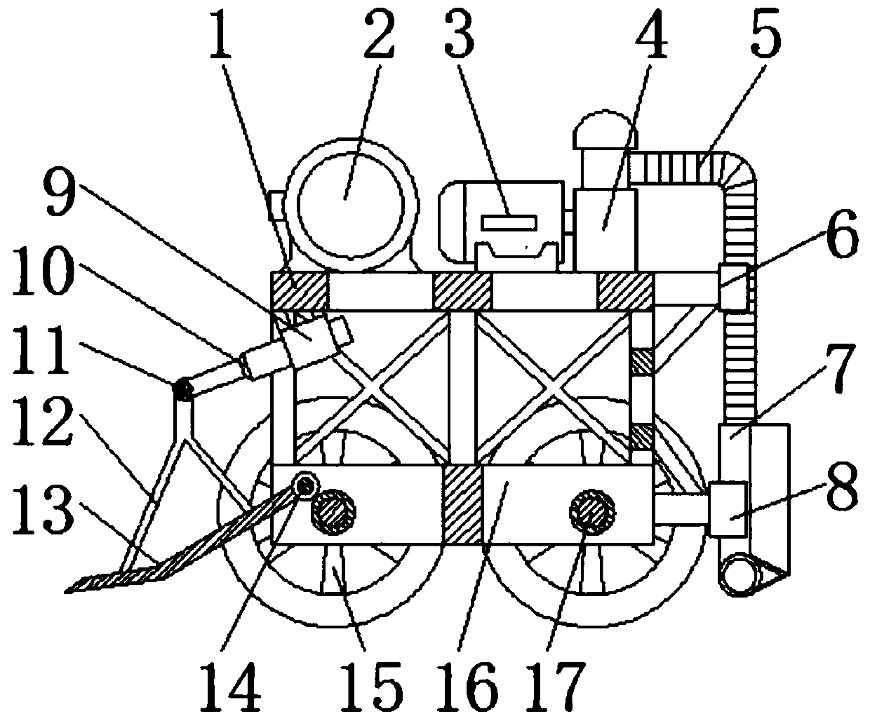 Leveling device for concrete paving