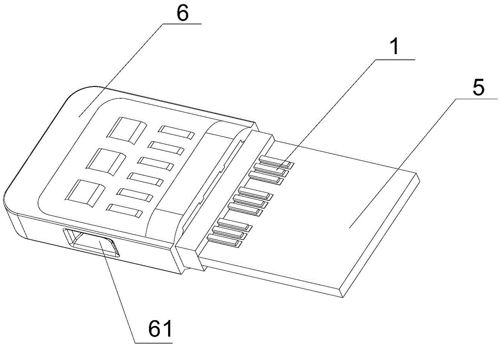 Double-sided plug connector and manufacturing method thereof