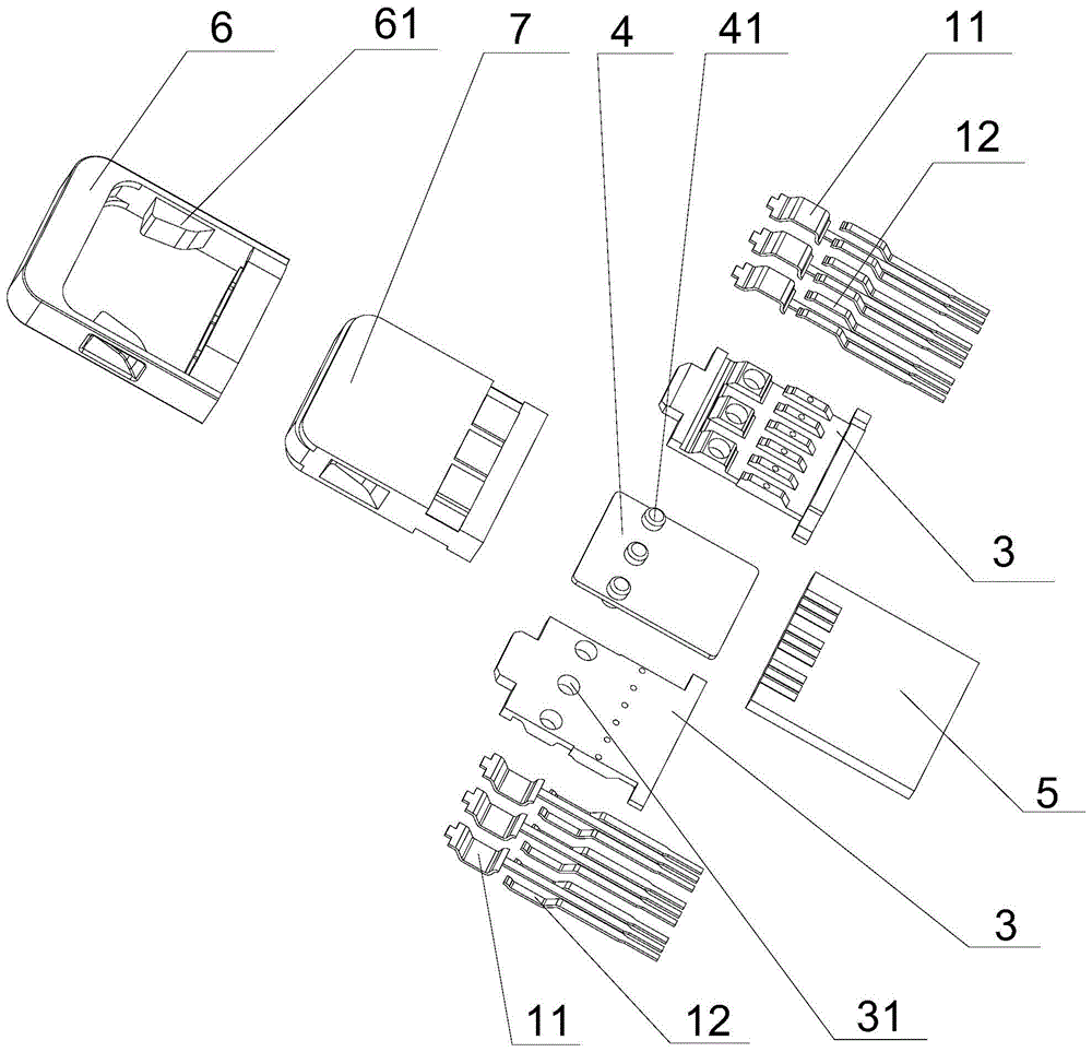 Double-sided plug connector and manufacturing method thereof