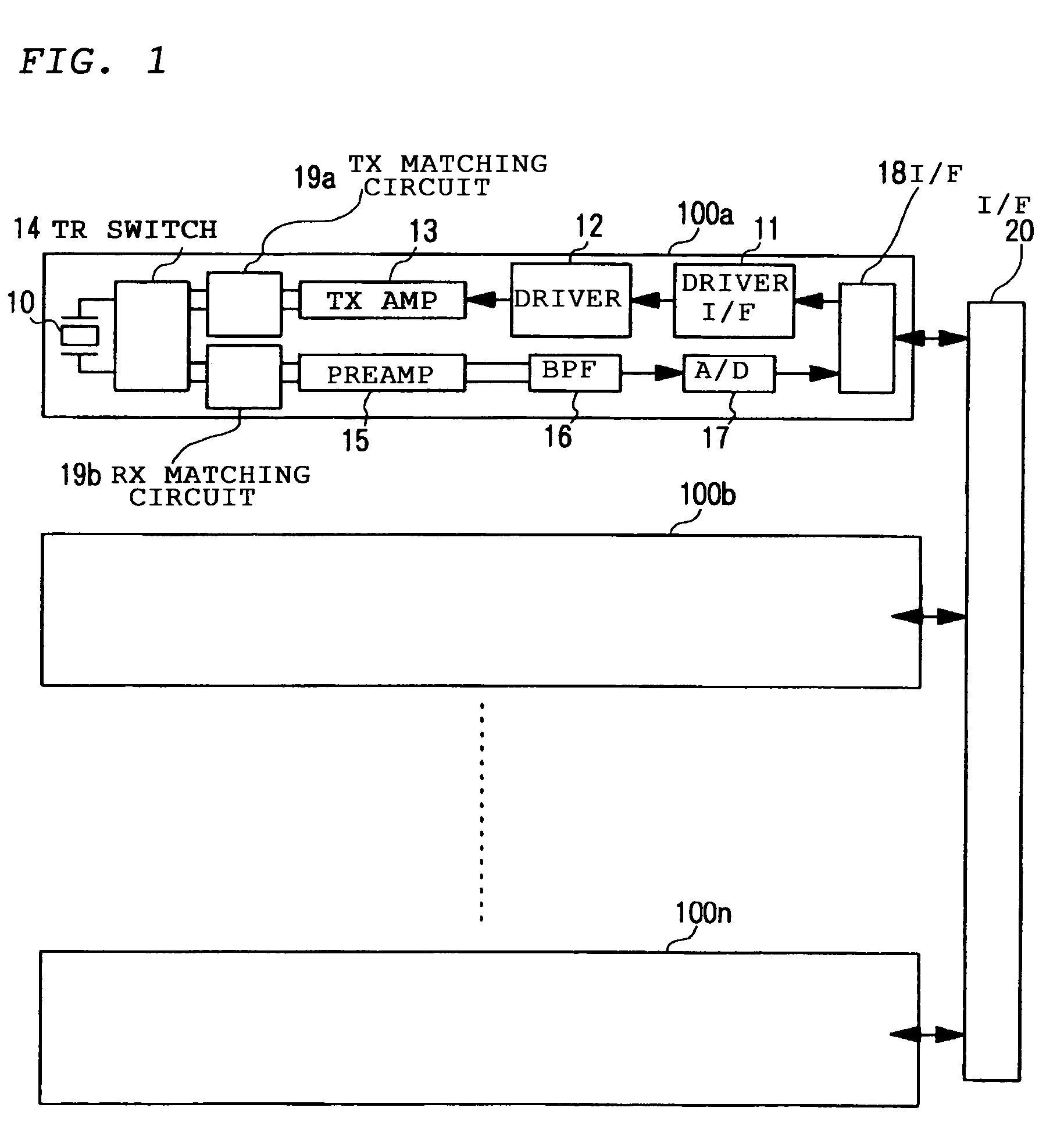 Ultrasonic transmitter, ultrasonic transceiver and sonar apparatus