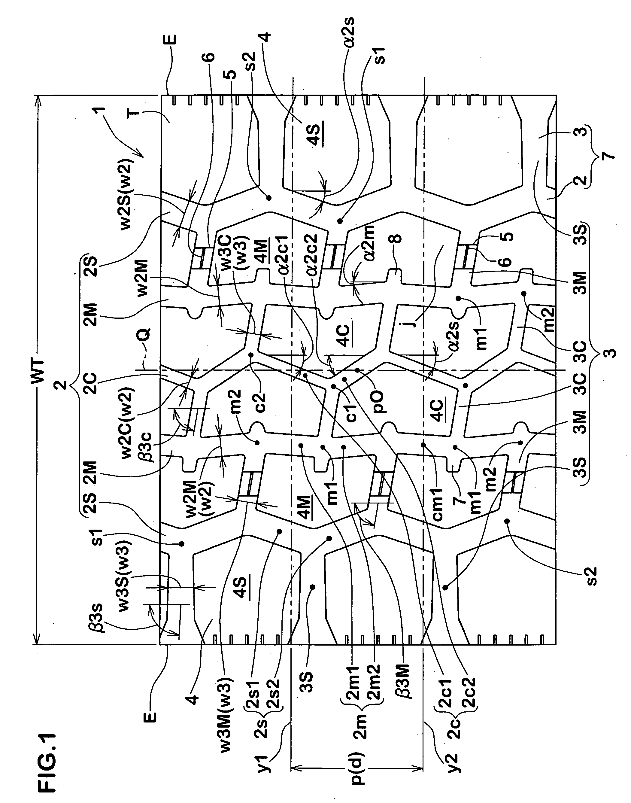 Heavy duty pneumatic tire